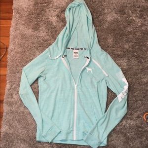 Light full zip hoodie